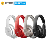 Edifier/漫步者 W820BT头戴式蓝牙无线耳机折叠运动跑步游戏音乐3.5mm插孔有线 黑色