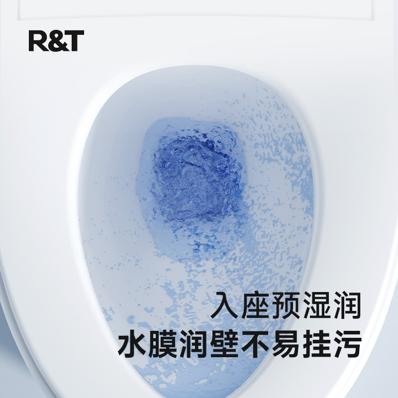 瑞尔特(R&T)智能马桶一体机家用带水箱脚感冲水座温调节无水压轻智能坐便器M2A节能版 305坑距高清大图