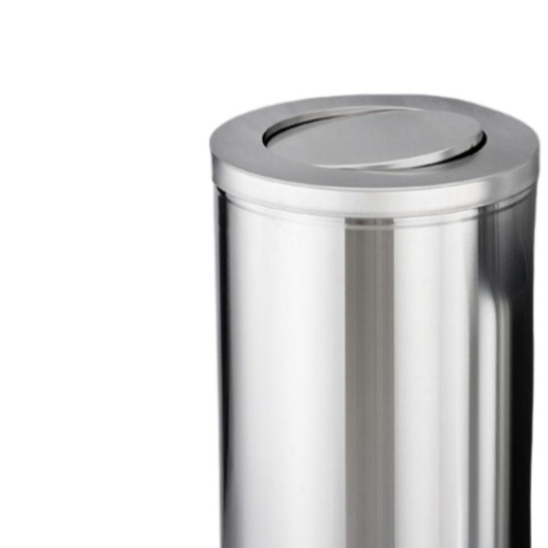 攸形 圆形垃圾桶高清大图