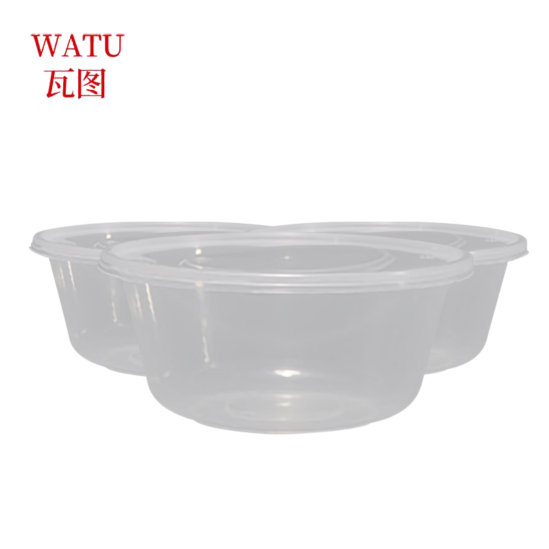 瓦图 圆形餐盒 多规格 2000ml（200个）