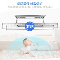 箭牌(ARROW) 升降晾衣架 电动式升降晾衣架 铝合金智能晾衣机 无线遥控照明升降晒衣机AEO10L112003-D