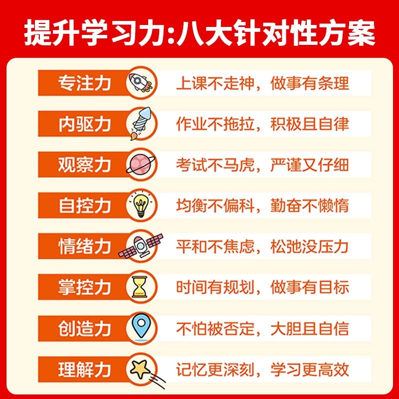 [引爆学习力]情绪管理30招 小学通用 [正版]海淀名师30招引爆学习力漫画版一二三四五六年级小学生语数英高分30招阅读