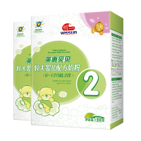 明一官方直营 奶粉2段 英惠贝贝 6-12个月婴儿配方奶粉400g*2盒装