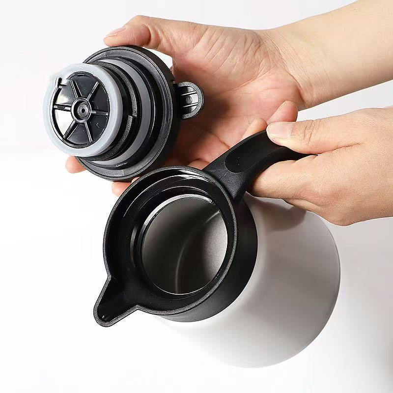 橙亿鸿 欧式304不锈钢咖啡壶保温壶 880ml/个高清大图