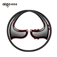 爱国者（aigo）运动无线蓝牙耳机601 跑步mp3插卡可接电话双耳耳塞入耳脑后挂耳式华为OPPO苹果一体式健身男女