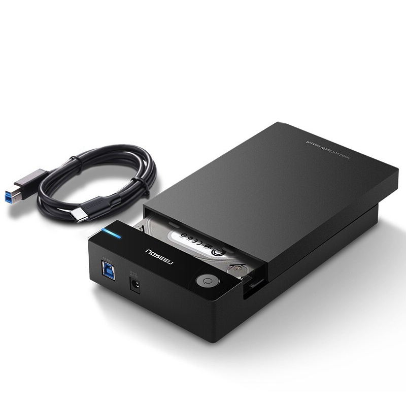 绿联 US222 USB3.0 3.5英寸移动硬盘盒 配线款 60736