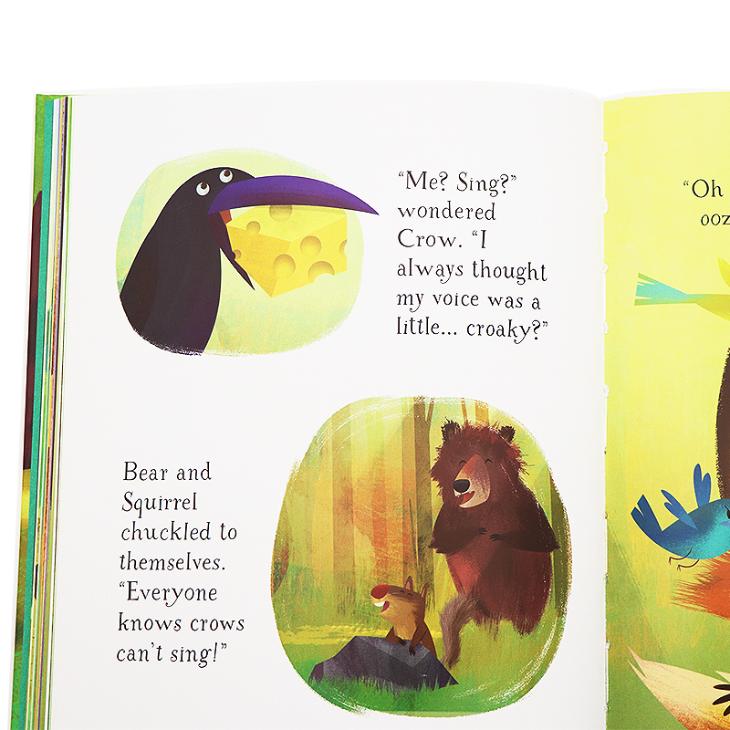 [正版]Usborne出品 伊索寓言 英文原版 Aesop’s Fables for Little Children高清大图