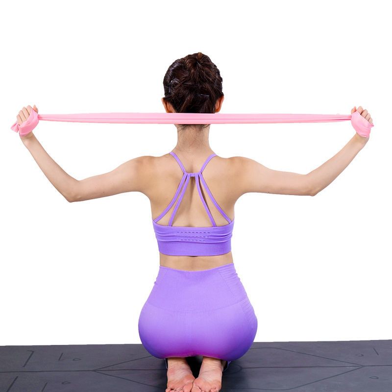 甄萌瑜伽开肩弹力带健身女男士力量训练拉力带运动用品阻力拉伸健身带