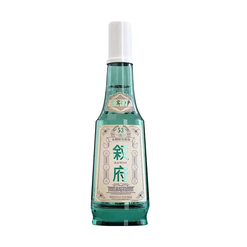叙府经典白盖52度浓香型白酒500ML纯粮食酒大曲酒宜宾五粮酒