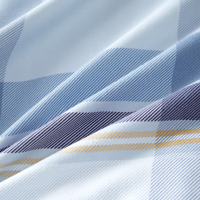 Z.M.N.(法国啄木鸟)云归棉涤磨毛四件套-雷瓦ZHT-0040高清大图