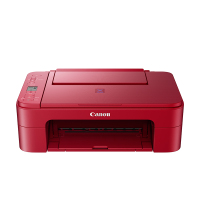 佳能(Canon)TS3380喷墨打印机家用彩色照片打印复印扫描一体机无线办公TS3180升级版 红色 套餐一:主机+内胆可加墨+4瓶墨水+送大礼包