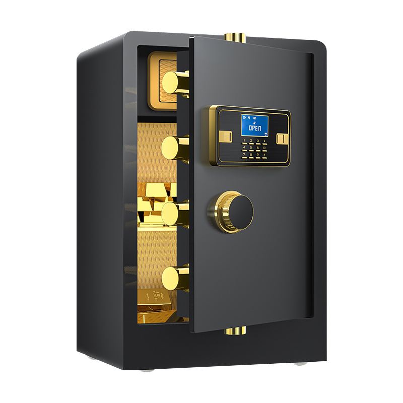 臻远ZY-NW-BXGS-40 全钢实心保险柜办公防盗保险箱 高70cm黑色电子款