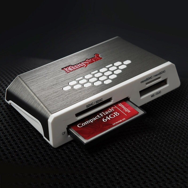 金士顿 kingston USB 3.0 High-Speed Media Reader 多功能读卡器(FCR-HS4)