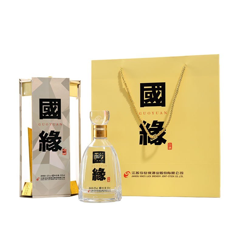 国缘(GUOYUAN) 四开 42度 500ml 单瓶 浓香型 白酒