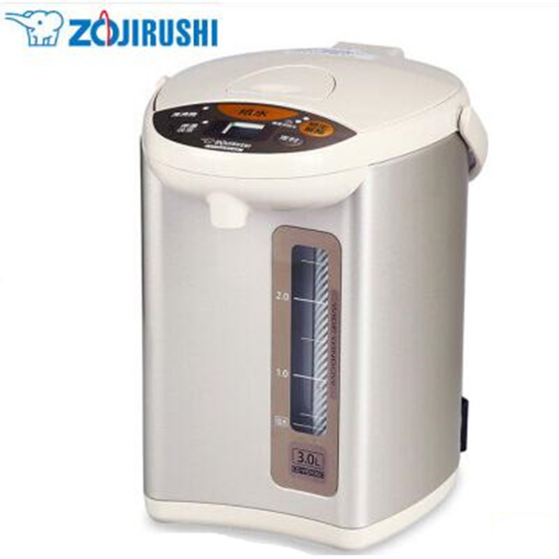 象印(ZO JIRUSHI) CD-WDH30C-CM日本象印进口温控器按键保温电热水瓶不锈钢快速加热电热水壶3L及以下