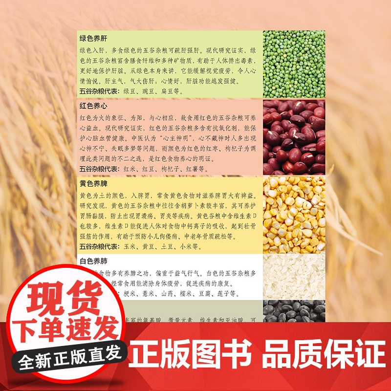 生活-《本草纲目》五谷杂粮养生密码(有声版)杨秀岩五谷杂粮家常菜食疗养生本草纲目全书音频课扫码畅听饮食健康药膳菜谱养生高清大图