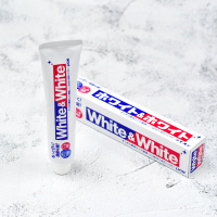 日本狮王 WHITE WHITELION大白牙膏去牙渍牙垢洁白牙膏