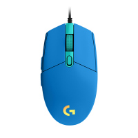 罗技(Logitech) G102第二代LIGHTSYNC游戏鼠标游戏级8000dpi传感器约1680万色流光灯效-蓝色