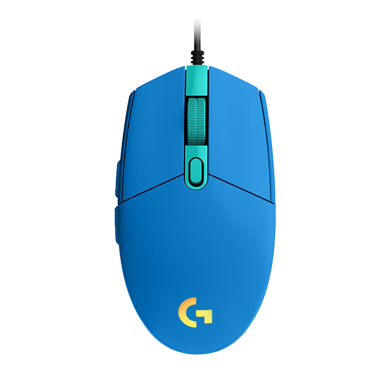 罗技(Logitech) G102第二代LIGHTSYNC游戏鼠标游戏级8000dpi传感器约1680万色流光灯效-蓝色