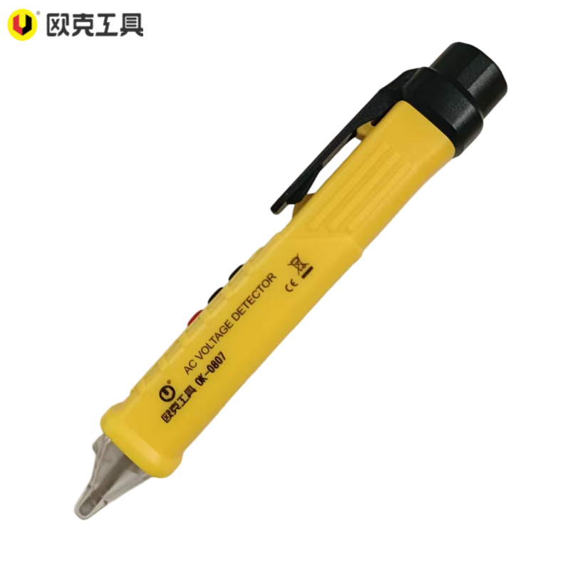 欧克 智能非接触式测电笔带LED灯 12-1000V/OK-0807高清大图