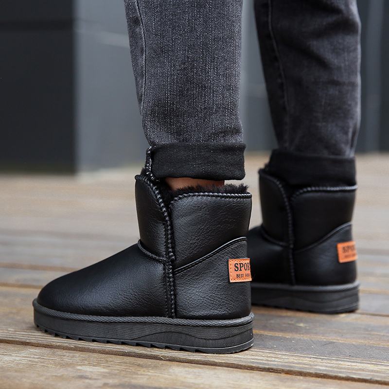 品牌儿童雪地靴冬季加绒加厚男童大棉鞋防水防滑女童二棉鞋中大童棉靴