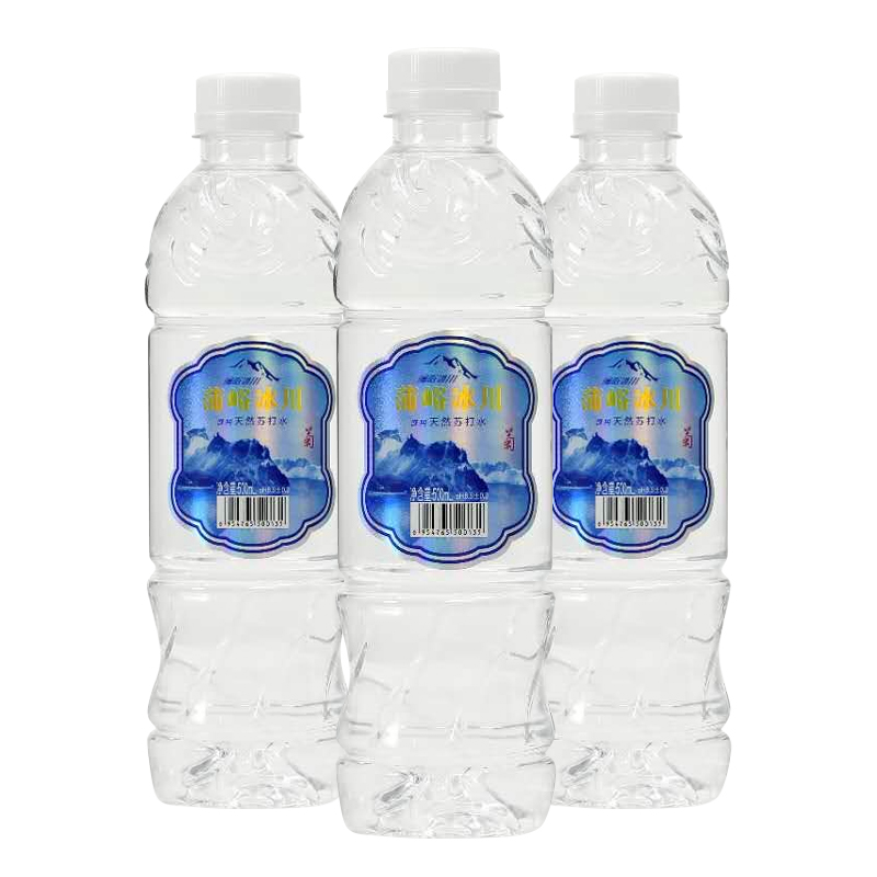 蒲峪冰川 天然苏打水500ML/瓶装塑包装1*12瓶整包装(单位:包)