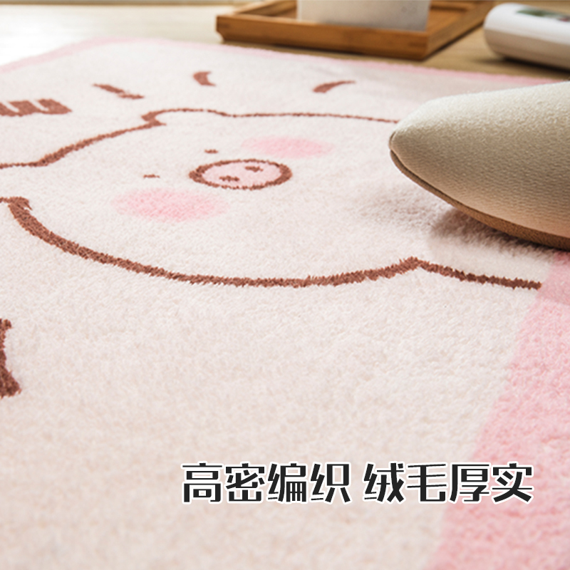 卡通可爱浴室吸水地垫家用防滑脚垫洗手间卫生间厕所口地垫地毯 三维工匠防滑垫高清大图