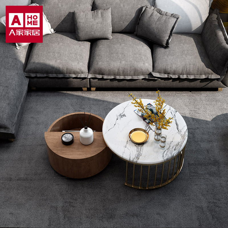 A家家具北欧现代大小户型多功能可伸缩升降创意茶几四款可选 BQ207