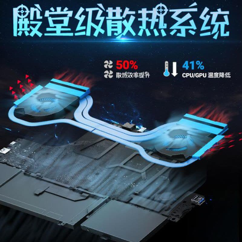 戴尔（DELL）灵越游匣G3 8代六核I7-8750H/GTX1050Ti 4G独显学生电竞固态笔记本电脑 15.6英寸吃鸡游戏本 16GB 512GB 烈焰版/冰火版 定制版图片