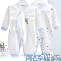 新生婴儿儿衣服智扣秋冬季棉打底和尚服刚出生宝宝连体衣冬装