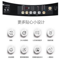 小天鹅（LittleSwan）TB100S28DMG 10kg公斤大容量 直驱变频全自动波轮洗衣机 家用直筒 摩卡金