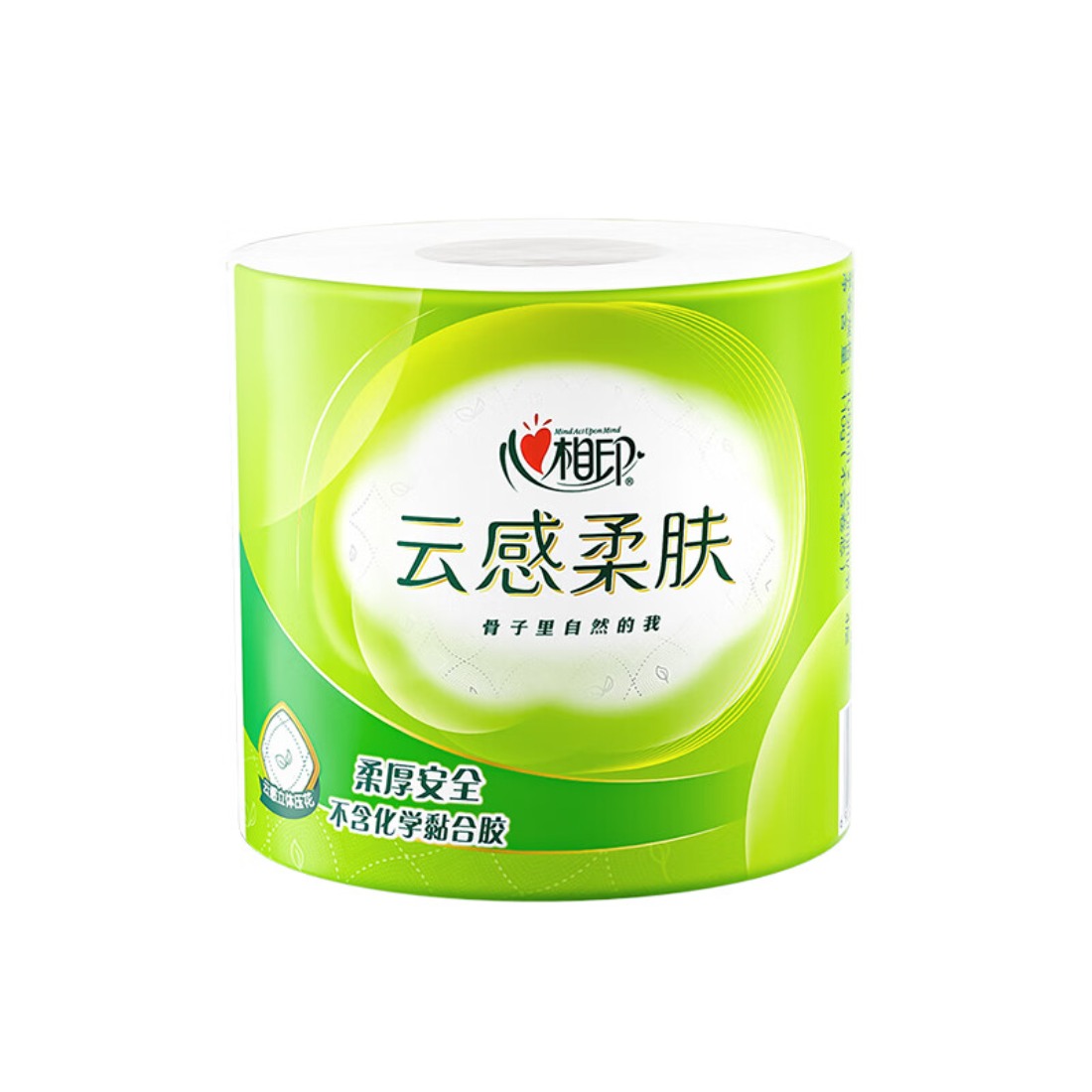 心相印云感柔肤卷纸BT5312柔厚卷筒纸厕纸卫生纸4层110克30卷整箱12整箱30卷(110g/卷)高清大图