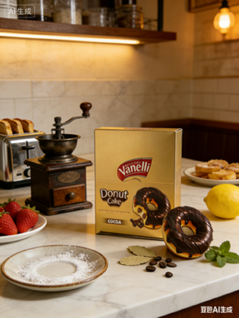 老亚牌巧克力夹心甜甜圈蛋糕糕点