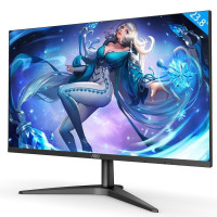 AOC显示器24B1XHM 23.8英寸HDMI接口1080P高清黑色AOC显示器 显示屏
