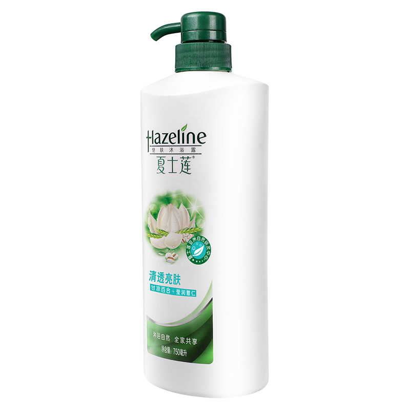 夏士莲 (Hazeline) 清透亮肤健肤沐浴露750ml[联合利华]