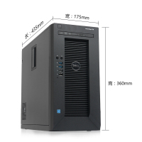 戴尔（DELL） T30小型ERP塔式服务器电脑主机至强四核E3-1225V5 3.3GHz 32G/2*4T硬盘/DVD