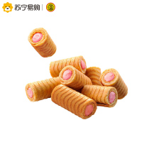 徐福记卷心酥香浓草莓味105g