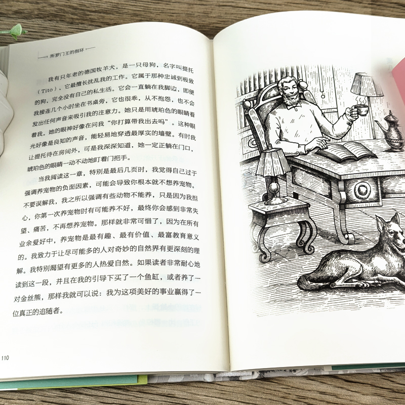 所罗门王的指环 七年级 [正版]所罗门王的指环 洛伦茨科普经典系列 康拉德·洛伦茨经典著作 动物行为学之父 诺贝尔生理学高清大图