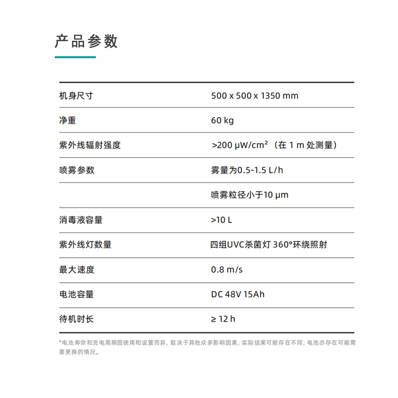 西科擎朗消杀机器人XW-M2高清大图