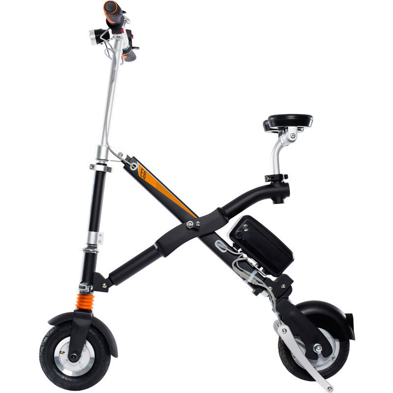 Airwheel爱尔威E6电动车 男女电动自行车滑板车折叠代步电瓶车电动摩托车 白色25公里标准版高清大图