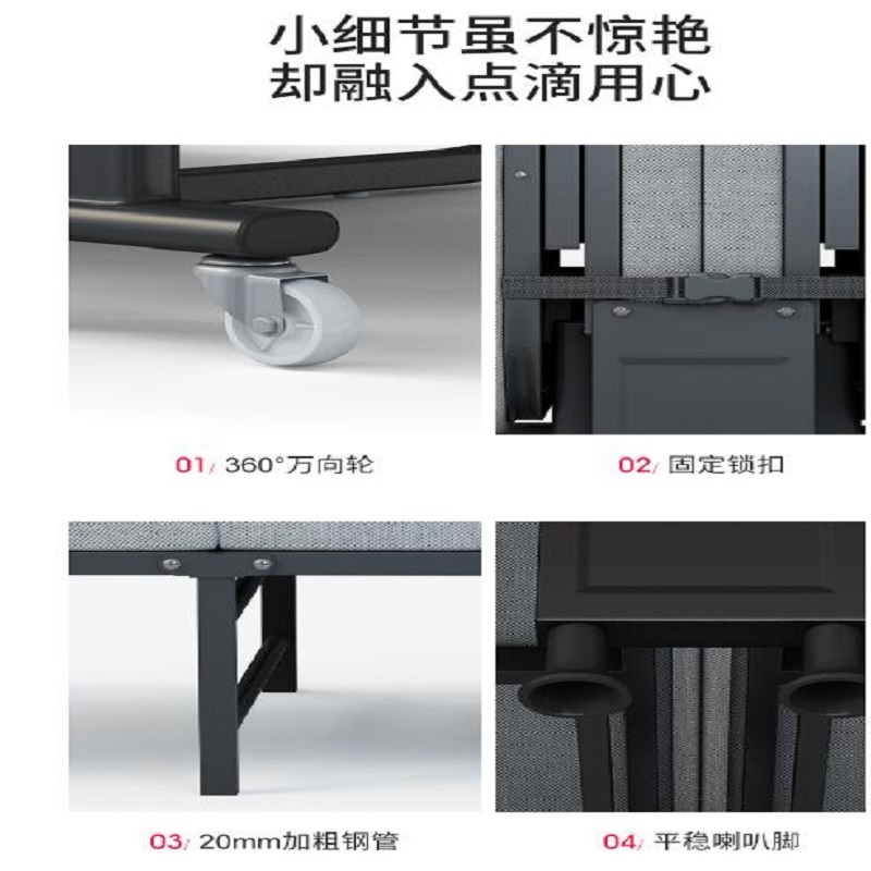 心业70公分折叠床XY-ZDR7海绵床 此产品单件不出售批量请联系客服高清大图