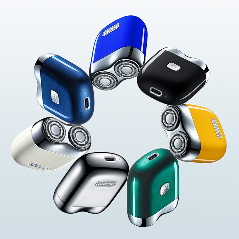 有色(yoose)MINI2.0合金剃须刀升级版(午夜蓝)高清大图