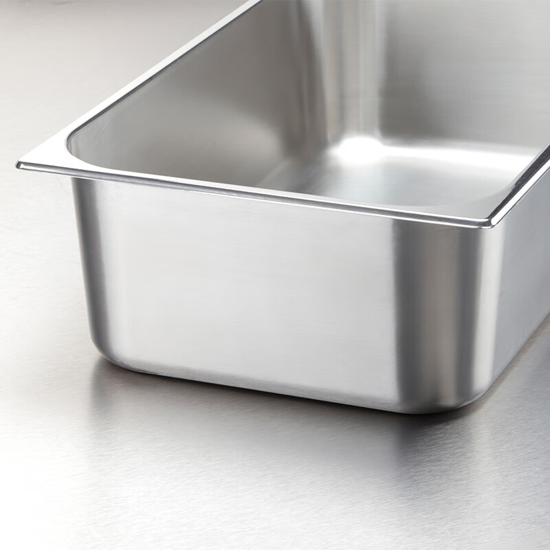 新力士304不锈钢打菜分餐盆不含盖1108150C(530*325*150mm)高清大图