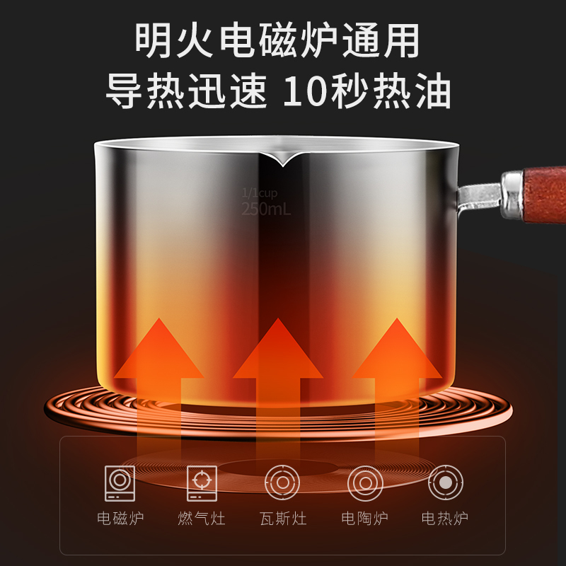 温仑山VELOSAN 油泼锅小铁锅奶锅VE02401