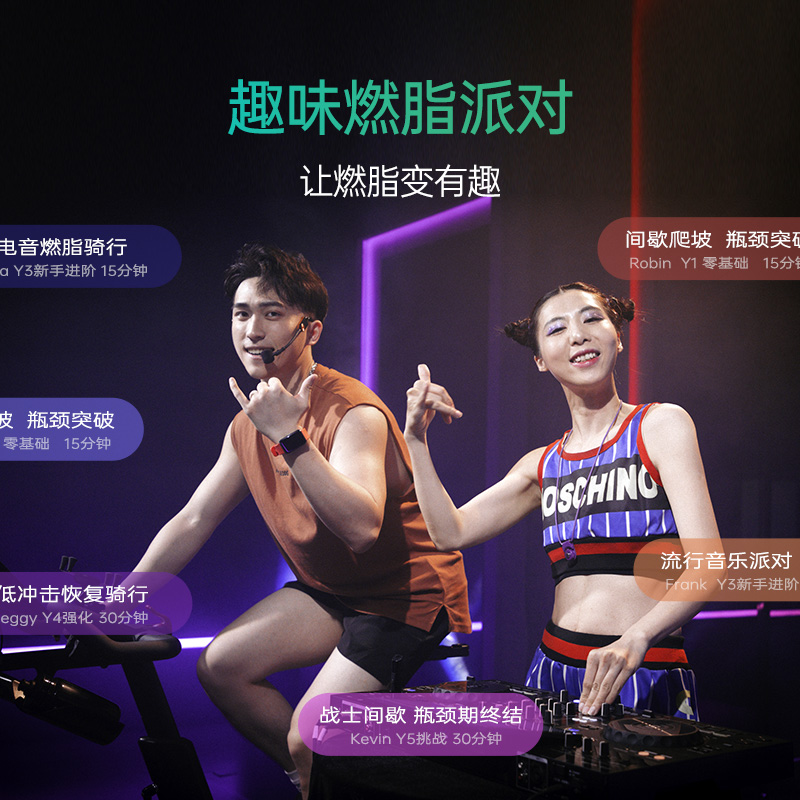野小兽(YESOUL) 动感单车家用运动健身自行车室内减肥器材磁控 M1P高清大图