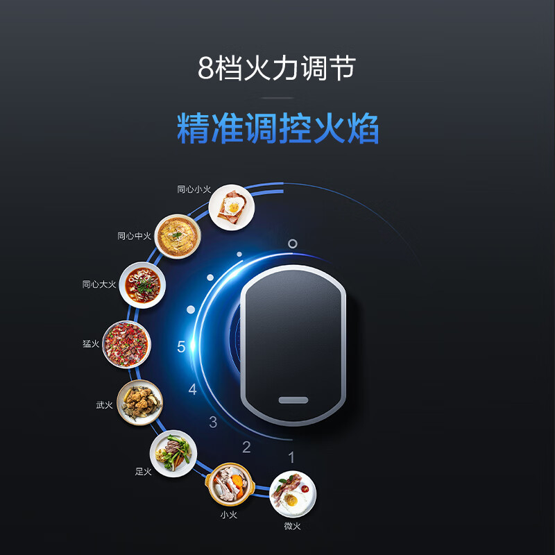老板5.0kW燃气灶煤气灶单灶具燃气灶嵌入式灶煤气炉不锈钢灶台炉具炉灶熄火保护57G7AT液化气