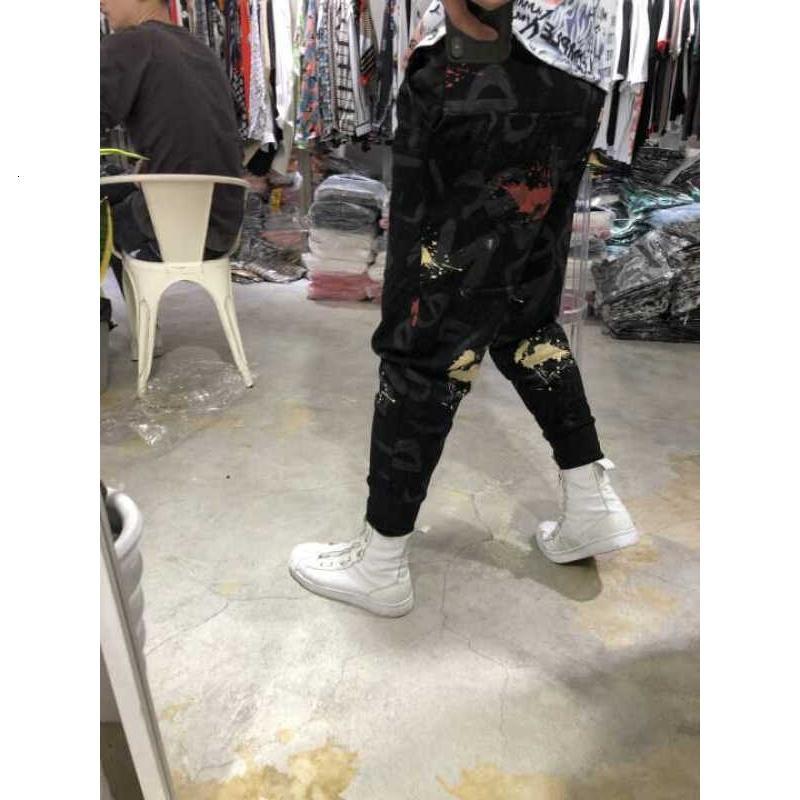 时尚休闲裤男士潮流宽松印花嘻哈风格男哈伦裤