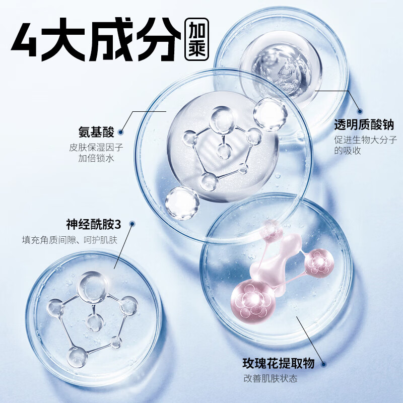 左颜右色 氨基酸水活面霜 50g高清大图