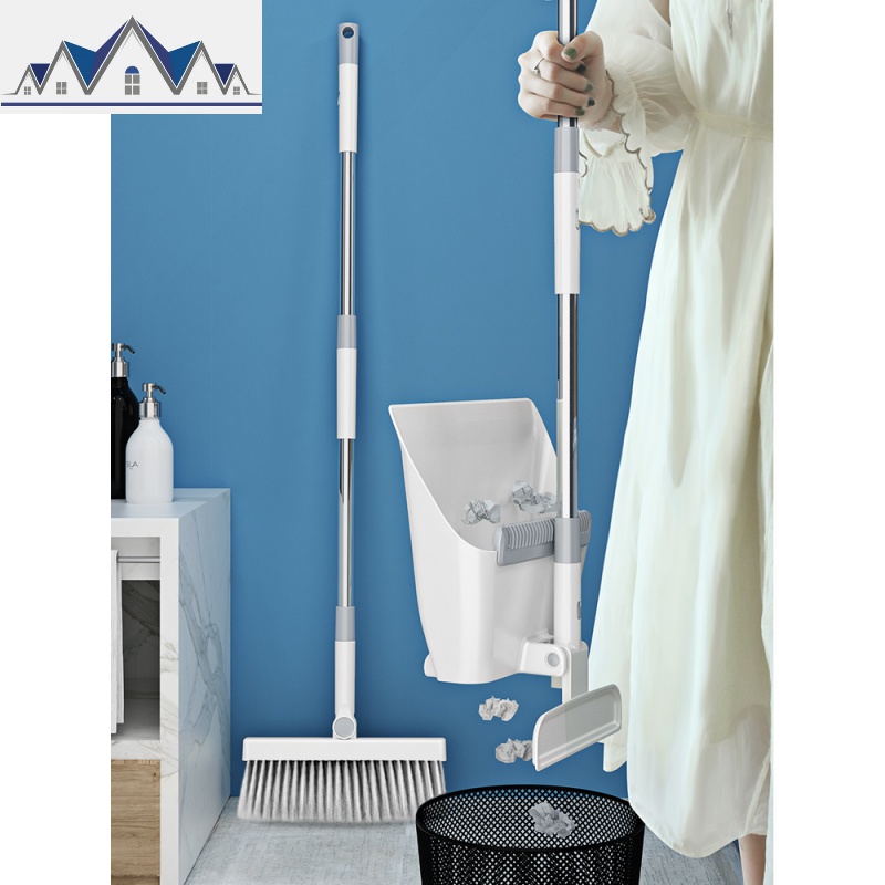 扫把簸箕套装组合扫地扫帚懒人家用笤帚不沾头发下漏后开口型 三维工匠高清大图
