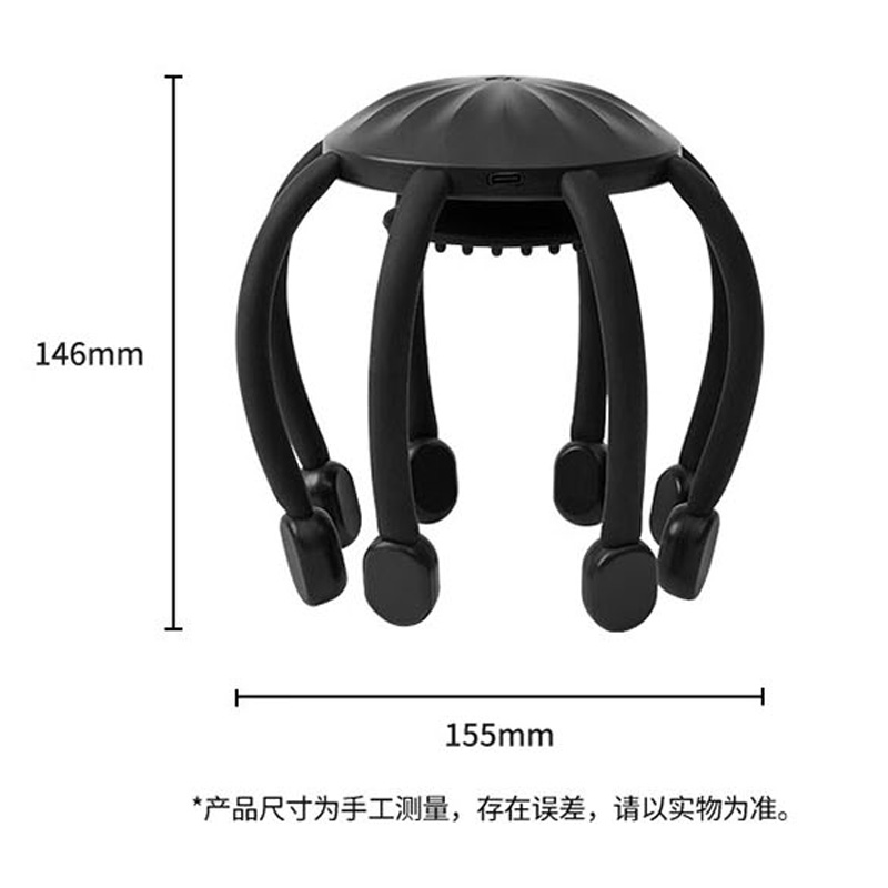 荣事达头部按摩仪舒适贴合耐磨透气小巧便捷YK550高清大图